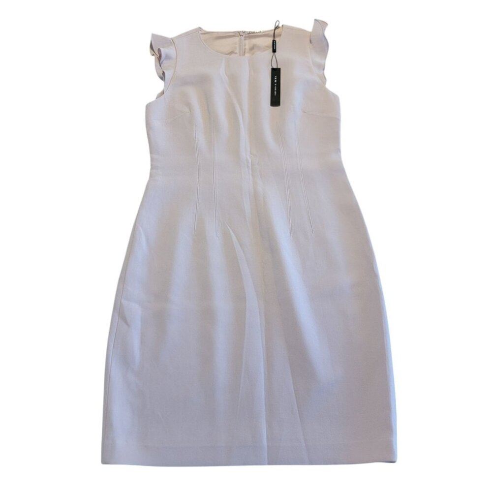 NWT Elie Tahari Stefana Dress Tailored Baby Pink Classic Career Sz 10 Retai $398